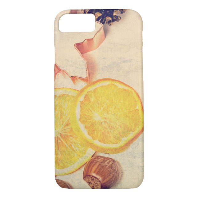 Coques Case-Mate iPhone Weihnachtsmotiv mit Früchten... (Dos)