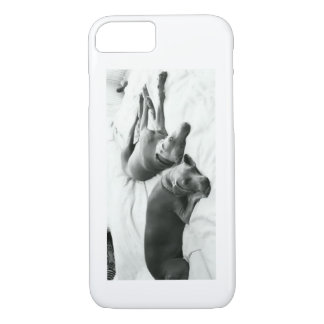 Coque iPhone 8/7 Weimaraners paresseux