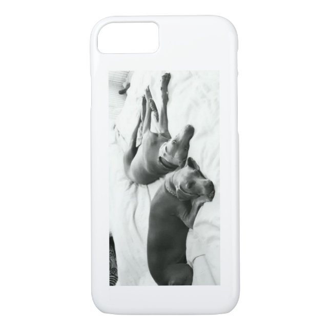 Coques Case-Mate iPhone Weimaraners paresseux (Dos)