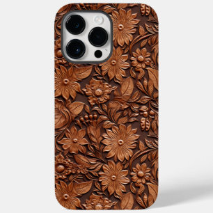 Coque Pour Pour iPhone 14 Pro Max Western Cowgirl Brown Floral