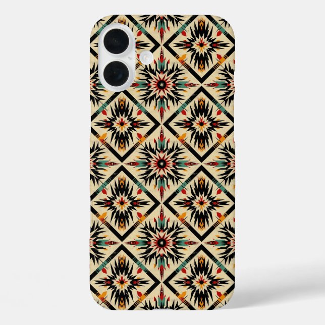 Coques Case-Mate iPhone Western tiled pattern lovers (Verso)