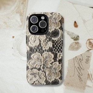 Coque iPhone 15 Pro Max Western Vintage Rustic Lace femmes