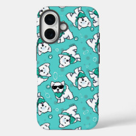 Coques iPhone 16 Westies Cutieface KiniArt