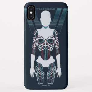 Case-Mate iPhone Case Westworld Squelette Android sur logo