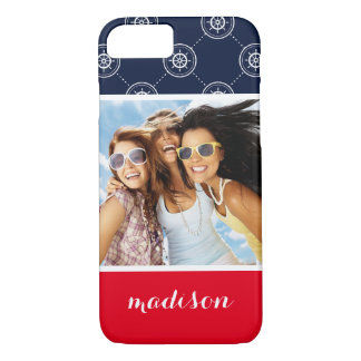 Coques Pour iPhone Wheel Pattern de capitaines | votre photo et nom