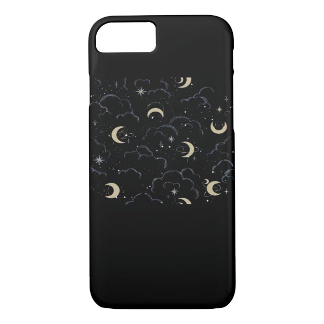 Coques Case-Mate iPhone Whimsigoth Nuages Sun Moon Witchy (Dos)
