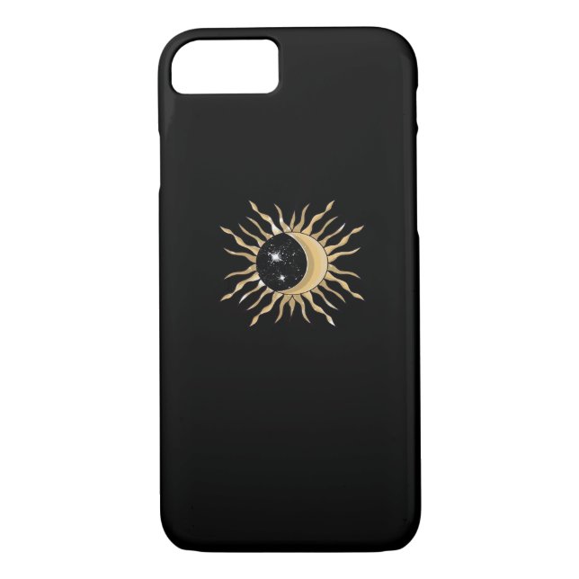 Coques Case-Mate iPhone Whimsigoth Sun Moon Space Classic (Dos)