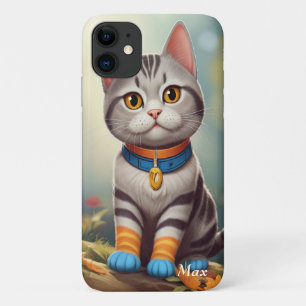 Case-Mate iPhone Case Whimsland Amérique Woodland Shorthair Cat