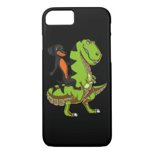 Case-Mate iPhone Case Wiener Chien Dachshund équitation T-Rex Dinosaur