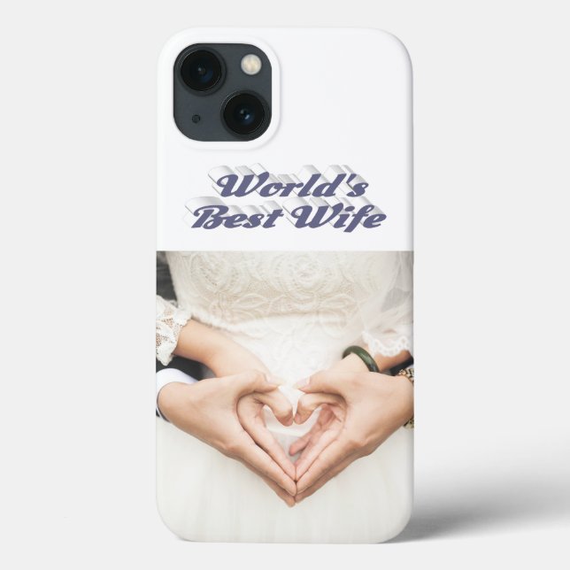 Coques Case-Mate iPhone Wife Photo gray  (Verso)