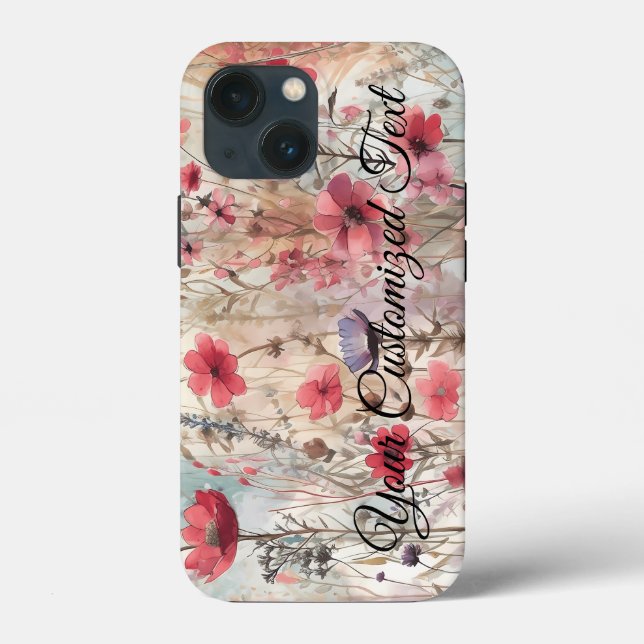 Coques Case-Mate iPhone Wild Beauty Woven : Façonné par des Fleurs sauvage (Verso)