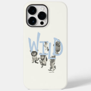 Coque Pour Pour iPhone 14 Pro Max WILD   Wild Things et Max - Bleu