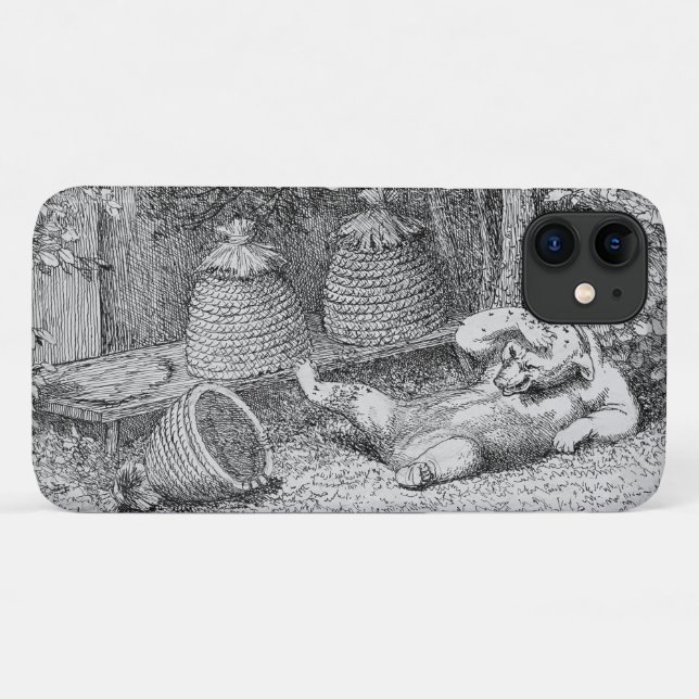 Coques Case-Mate iPhone William H. Beard - Bear Stung by Bees (Dos (Horizontal))