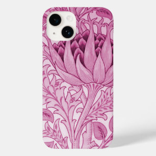 Coque Pour iPhone 14 William Morris Artichoke Magenta Pink