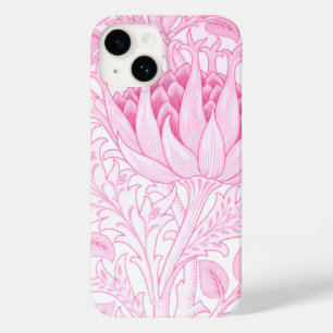 Coque Pour iPhone 14 William Morris Artichoke rose pâle