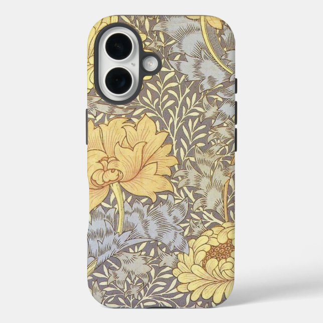 Coques Case-Mate iPhone William Morris Chrysanthemum Fleurs maman (Verso)
