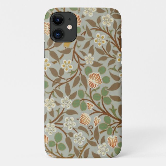 Coques Case-Mate iPhone William Morris Clover Fleur botanique (Dos)