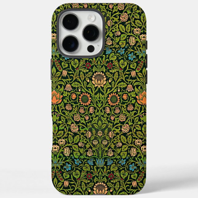 Coques Case-Mate iPhone William Morris - Columbine, vert foncé, (Verso)