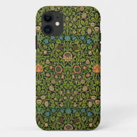 William Morris - Columbine, vert foncé,