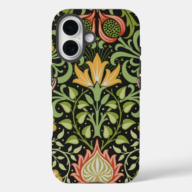 Coques Case-Mate iPhone William Morris Conception botanique florale persan (Verso)
