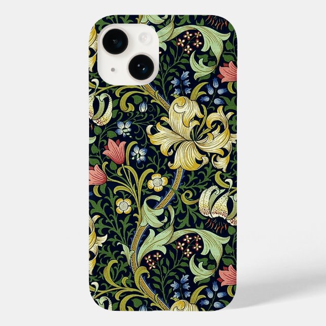 Coques Case-Mate iPhone William Morris Golden Lily modèle floral (Verso)