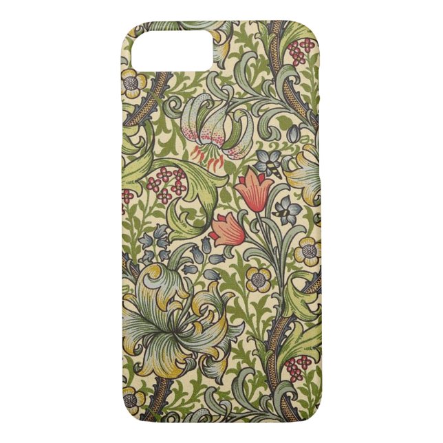 Coques Case-Mate iPhone William Morris Golden Lily Motif restauré (Dos)