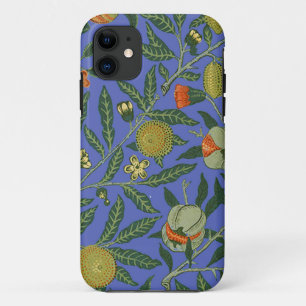 Etui iPhone Case-Mate William Morris Pomegranate Bleu papier peint color