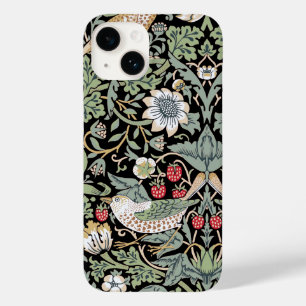 Coque Pour iPhone 14 William Morris Strawberry Thief I Black Birds