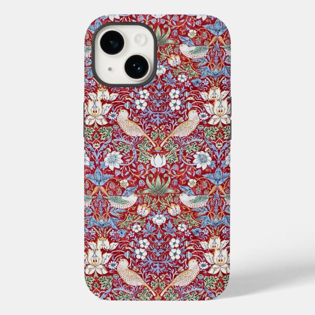 Coques Case-Mate iPhone William Morris Textile Strawberry Thief (Verso)