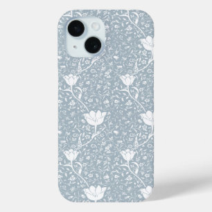 Coque Pour iPhone 15 William Morris Tulips en Motif blanc