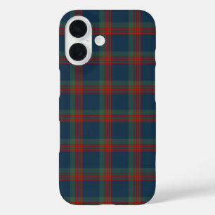Coques iPhone 16 Wilson Clan Blue, Green et Red Tartan