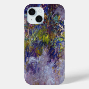 Coque Pour iPhone 15 Wisteria (moitié gauche) par Claude Monet