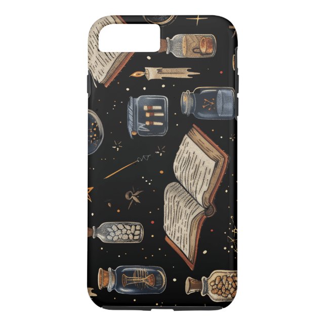 Coques Case-Mate iPhone Witchcraft Potion Pattern – Halloween Magic (Dos)