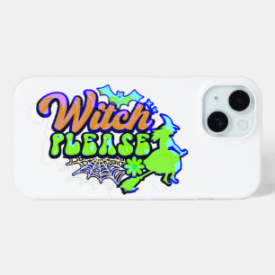 Coque Pour iPhone 15 WITTER S'IL VOUS PLAÎT drôle halloween