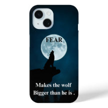 WOLF - Citation inspirante sur la peur