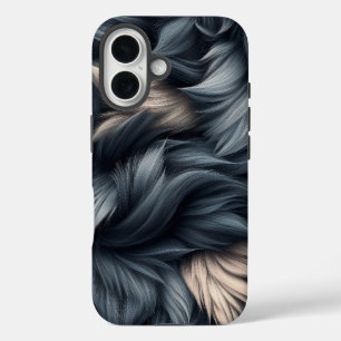 Coques iPhone 16 Wolf de minuit - Boîtier de téléphone violet foncé