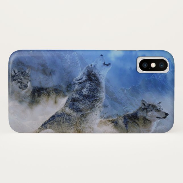 Coques Case-Mate iPhone Wolf Spirits (Dos (Horizontal))