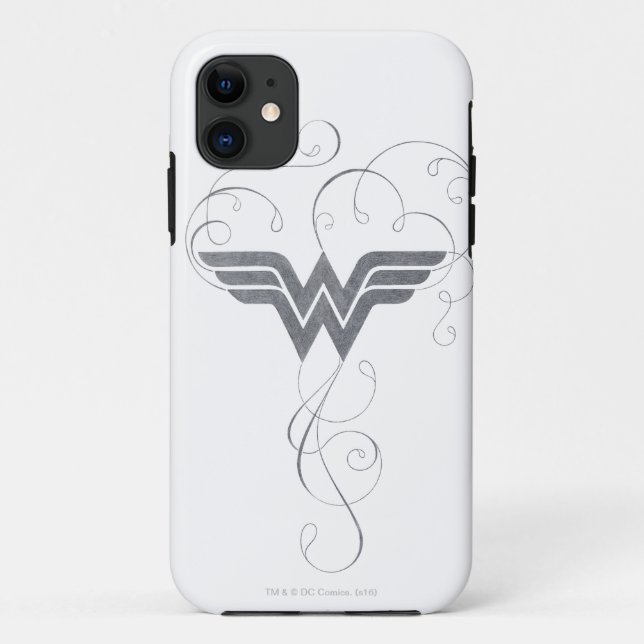 Coques Case-Mate iPhone Wonder Woman | logo Beauty Bliss (Dos)