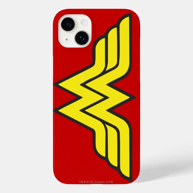 Coques Case-Mate iPhone Wonder Woman | Logo classique (Verso)