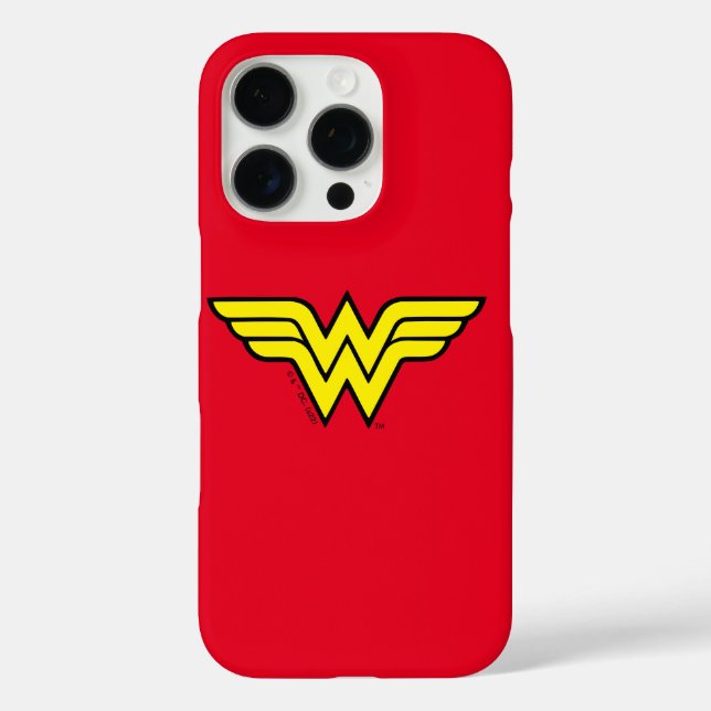 Coques Case-Mate iPhone Wonder Woman | Logo classique (Verso)