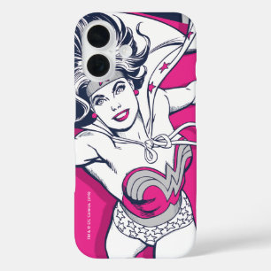 Coques iPhone 16 Wonder Woman Retro Glam Caractère Art