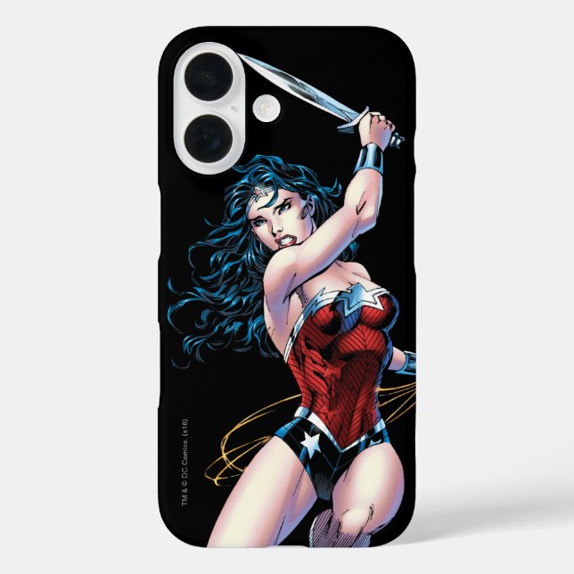 Coques Case-Mate iPhone Wonder Woman Swning Sword (Verso)