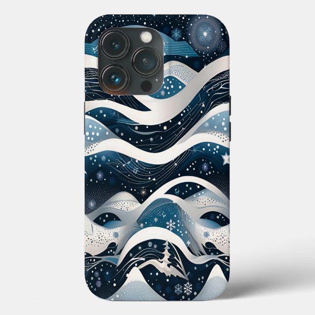 Coques Case-Mate iPhone Wonderland hivernal Abstrait (Verso)