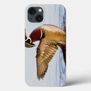 Etui iPhone Case-Mate Wood Duck mal flapping wings in wetland