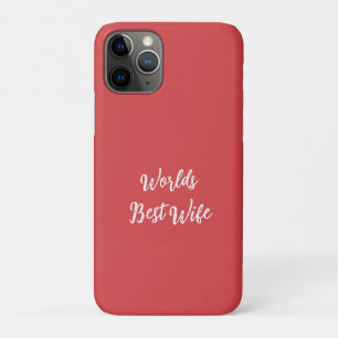 Case-Mate iPhone Case Worlds Best Femme Script personnalisé iPhone / coq