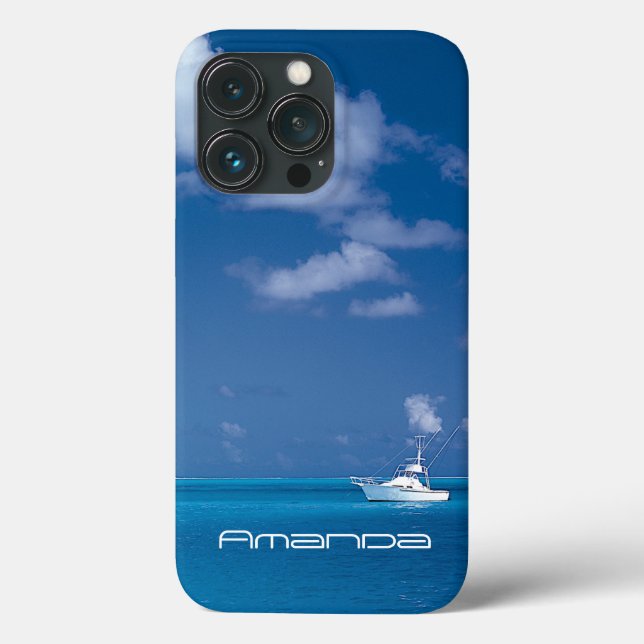 Coques Case-Mate iPhone Yachting dans le bleu (Verso)