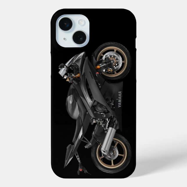 Coques Case-Mate iPhone Yamaha Yzf noir -R6 (Verso)