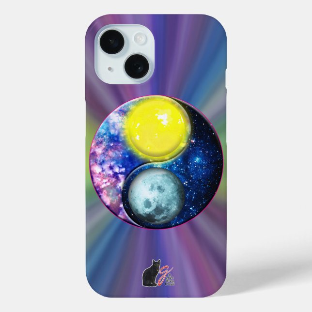Coques Case-Mate iPhone Yang-Yin / Soleil-Lune (Verso)