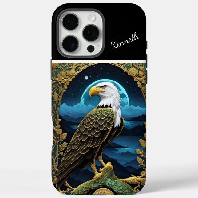 Coques Case-Mate iPhone Yeux D'Aigle Fixés Sur L'Océan En Bas (Verso)