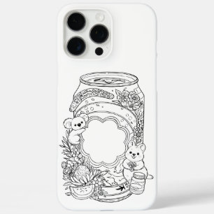 Coques iPhone 16 Pro Max Yeux de l'Horreur Sombre Minimal dans les Ténèbres